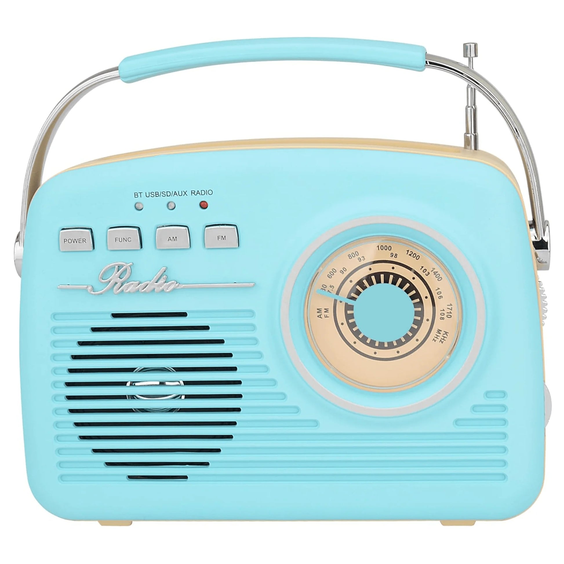 Experience Nostalgia with the Supersonic Multi-Function Bluetooth Retro Speaker - Rechargeable and Perfect for Any Occasion