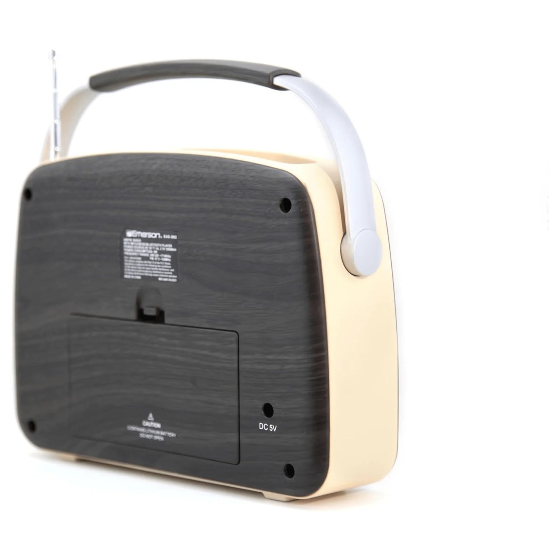 Discover the Nostalgic Charm of the Emerson Portable Retro Radio - Rechargeable and Bluetooth Equipped for Ultimate Listening Freedom!