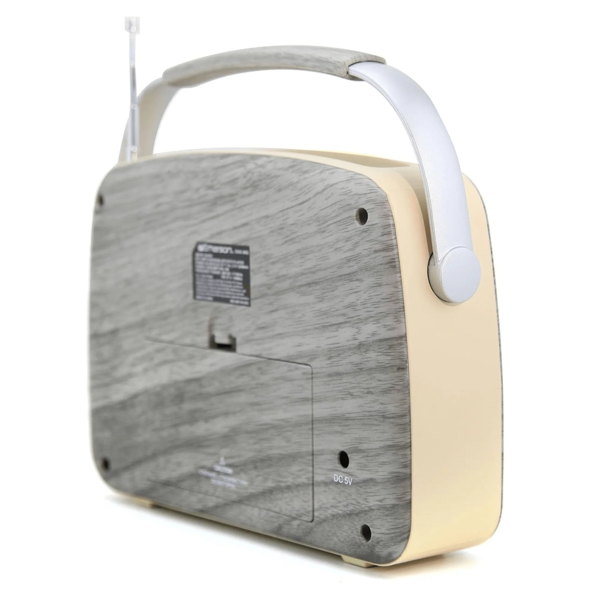 Discover the Nostalgic Charm of the Emerson Portable Retro Radio - Rechargeable and Bluetooth Equipped for Ultimate Listening Freedom!