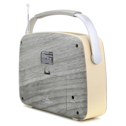 Discover the Nostalgic Charm of the Emerson Portable Retro Radio - Rechargeable and Bluetooth Equipped for Ultimate Listening Freedom!